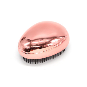 Peine de masaje de cabeza de cuero cabelludo con cojín de aire de Color dorado, cepillo desenredador de nudos antiestáticos de bolsillo de viaje para adultos y niños, pelo largo rizado - Product Image 5