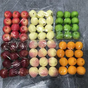 Simulation de fruits et légumes artificielles en mousse, 20 pièces de haute qualité pour exposition au magasin