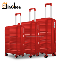 Bagages à roulettes vintage style classique sacs de voyage en PP Offre Spéciale design de luxe valise en PP avec serrure TSA à combinaison