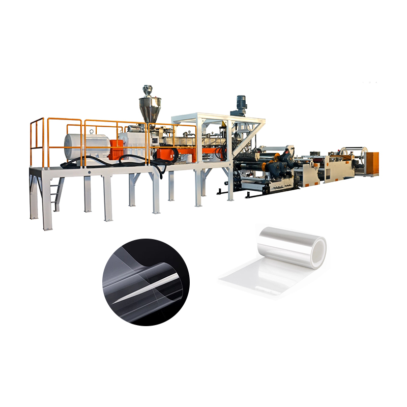 Automatic Extruded Pet Sheet Press Production