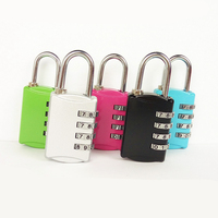Cadenas à combinaison à 4 chiffres en alliage de zinc, réinitialisable, avec code, personnalisable avec logo OEM, vente en gros