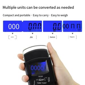 Küçük El Tipi Elektronik Terazi, Bagaj Terazisi, Küçük Terazi 50kg, Taşınabilir Elektronik Bagaj Terazisi, Kancalı Terazi - Product Image 3