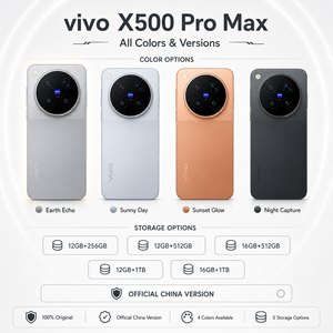 Nuovo Originale <span class=keywords><strong>vivo</strong></span> X500 Pro Max 5G Smartphone 2026 con Obiettivo Teleobiettivo Zeiss da 200MP, Schermo AMOLED 144Hz e Riconoscimento Facciale - Telefono <span class=keywords><strong>VIVO</strong></span> - Product Image 2