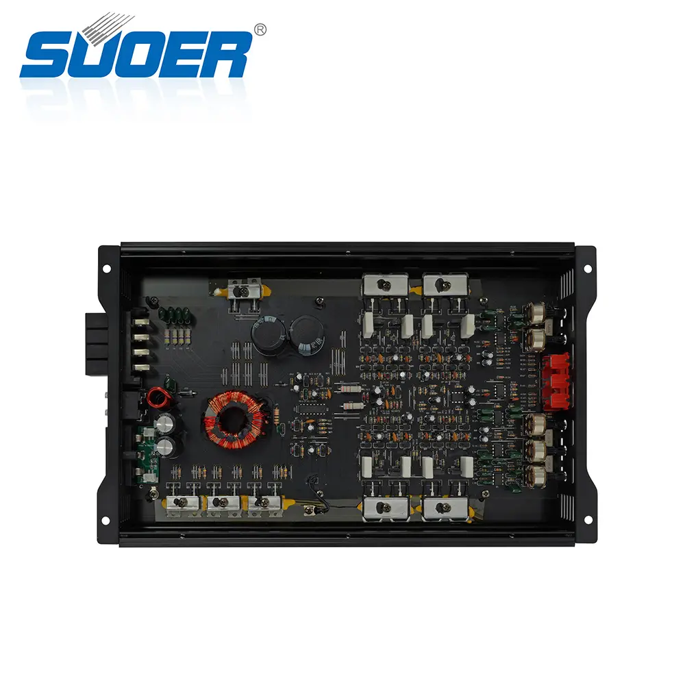 Suoer AR-480 автомобильный аудио усилитель 4-канальный класс AB бразильский автомобильный усилитель