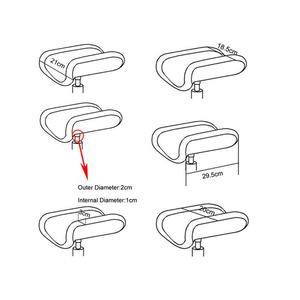 Jinekoloji sandalyesi bacak tutucu ameliyat masası aksesuar bacak desteği - Product Image 3