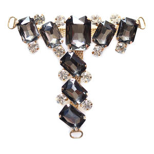 Adornos ostentosos de diamantes de imitación para mujer, para playa bohemias Sandalias planas, <span class=keywords><strong>chanclas</strong></span>, accesorios - Product Image 4