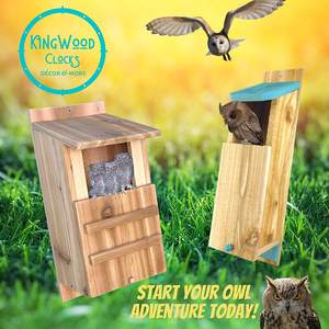 Casitas para Pájaros Triangulares Ecológicas, Cajas de Madera para Nidos de Aves Americanas, Caja para Búhos, Kit de Caja de Anidación, Casa Personalizada - Product Image 6