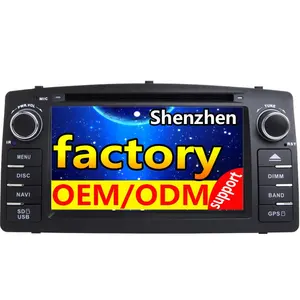 Автомобильный DVD-плеер на Android 10 DSP для Toyota Corolla E120 BYD F3 2 Din Автомобильный мультимедийный Стерео GPS Авторадио Навигация 8 ядер 4 Гб 64 ГБ