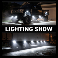 Kingshowstar OEM - Luces LED Blancas para Camiones, 396 LED, 12 V, Disipador de Calor de Aluminio, Corriente Constante, Luces Inferiores para Camiones, ATV, Todoterreno