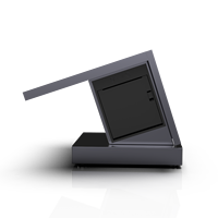 Equipo de cajero android para supermercado, terminal pos programable de escritorio, sistema pos todo en uno
