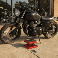 Support de réparation de moto hydraulique réglable le plus vendu – Table de maintenance pratique pour moto avec support de cadre