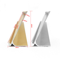 Cadre de signalisation de bureau en aluminium, interchangeable, pour nom et message modifiable