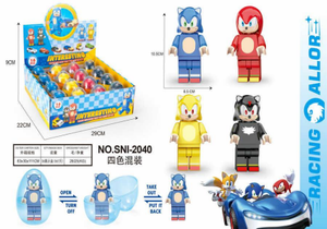 Minifiguras Alloracing Sonic Brick Man Gacha Versión Q para Niños de 5 a 7 Años, Juguete de Plástico ABS, Modelo Unisex Sni 2040 - Product Image 1