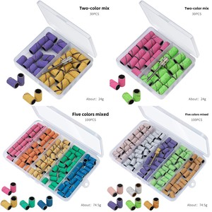 Professional Mixed Color Nail Drill Bit Sanding Band Mandrel Wholesale Supplies for Manicure & <b>Pedicure</b> <b>Set</b> - Product Image 4