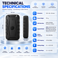 Traceur GPS magnétique puissant HB-209A 4G 5000mAh, localisateur sans fil pour véhicules et biens, suivi en temps réel, lecture de l'historique, longue autonomie