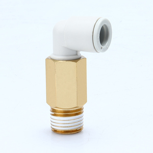 Đầu cắm nhanh mở rộng loại SMC Đầu nối 90 ° kq2w04 06 08 10 12-m5 01 02 03 04as kích thước nhỏ phù hợp với không gian hẹp - Product Image 4