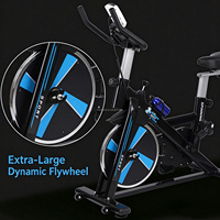 Vélo de spinning directement de l'usine, vélo d'exercice stationnaire silencieux, équipement de fitness à domicile pour la perte de poids