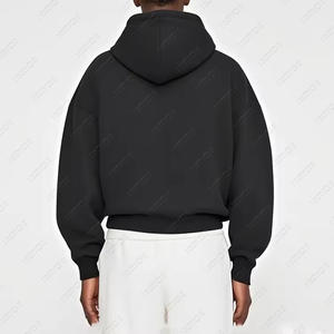 OEM Custom 100% Cotton <b>Men's</b> <b>Pullover</b> Hoodie High Quality Heavyweight 400 420 450 500 600 Gsm Oversized Cropped Winter Casual - Product Image 4