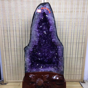 All'ingrosso naturale ammassi di cristallo di ametista grande guarigione spirituale decorazioni per la casa ornamenti o grotta per la guarigione spirituale - Product Image 3