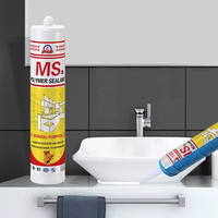 Sellador MS de alta adherencia para embalaje de construcción, carpintería, respetuoso con el medio ambiente, sellado de costura de techo antimoho, hormigón