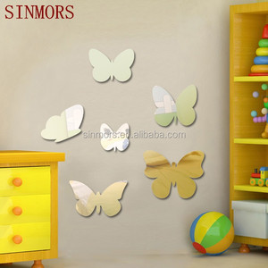 Specchio Adesivo 3D di Alta Qualità a Forma di Farfalla, Non in Vetro, Sicuro, in Acrilico, <span class=keywords><strong>Adesivi</strong></span> Murali a Specchio <span class=keywords><strong>per</strong></span> Decorazione Casa - Product Image 6