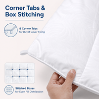 Couette blanche de qualité professionnelle pour fabricant OEM, taille personnalisée, pour hôtels, toutes saisons (été, hiver), insert de couette.