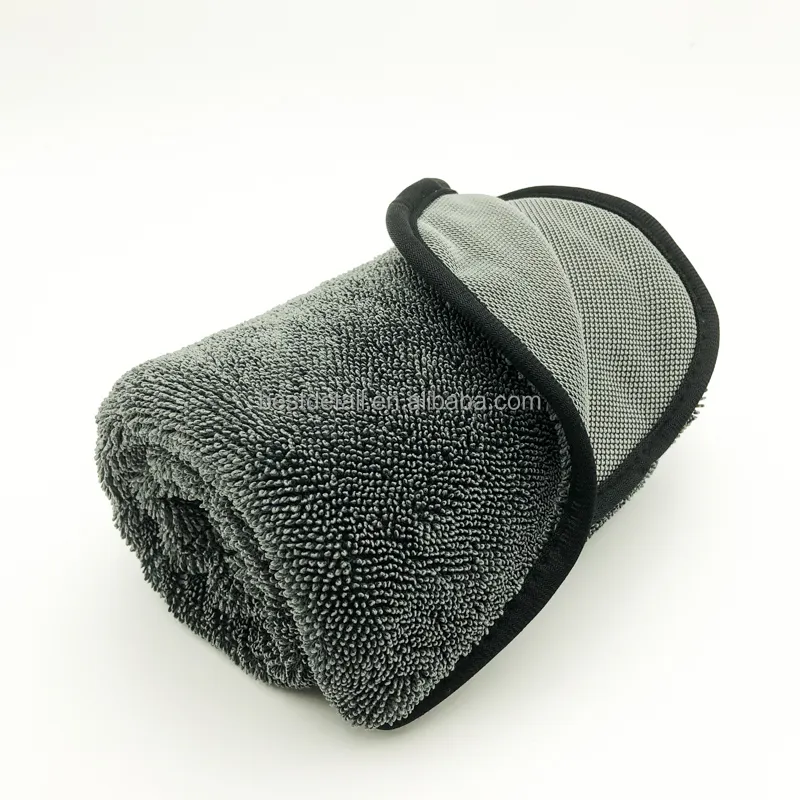 Car Accessories 600GSM 50x60cm Twisted loop Twist Pile Microfiber Drying Towel Car for Auto Detailing Cleaning Washing