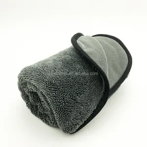 Car Accessories 600GSM 50x60cm Twisted Loop Twist Pile Microfiber Drying Towel Car For Auto Detailing Cleaning Washing