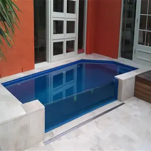 Nuevo lujo Estilo de vida claro personalizado una vez fundido al aire libre de la piscina