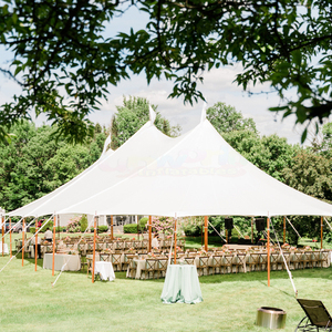 Tente de réception de luxe imperméable style chapiteau pour événements, capacité 200 personnes, idéale pour mariages et événements formels - Product Image 6