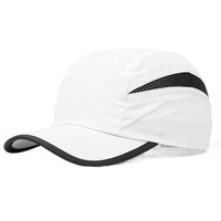 Gorra Deportiva Impermeable de Nailon de 6 Paneles con Bloques de Color, de Secado Rápido, Ajustable, con Impresión de Logotipo, Protección Solar para Verano y Actividades al Aire Libre