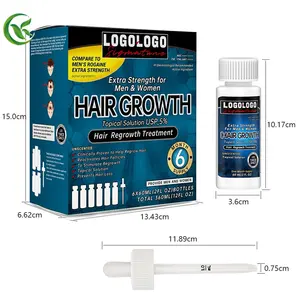 Kirkland 60ML 5% Organic Coconut Hair Growth Serum Anti Hair Loss Home Use Liquid Oil for Dry Hair