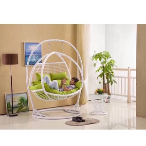 2 plazas con forma de huevo silla de mimbre pación cambios precio interior Swing cama - Product Image 5