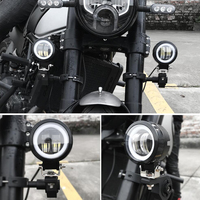 3 pouces 20W 6500K LED lampe de travail étanche rond Angel Eyes lumière LED barre lumineuse pour la conduite Pods voiture bateau moto ATV