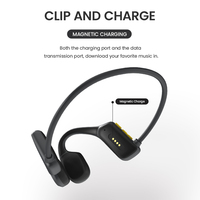 Nuevo Auricular Estéreo Inalámbrico con Conducción Ósea, Resistente al Agua IP68, Reproductor MP3 de 16 GB, con Gancho para la Oreja, para Natación y Deportes