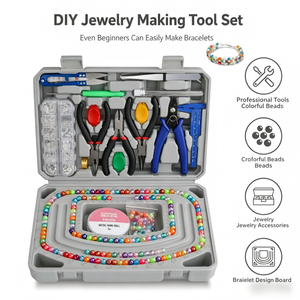 ชุดเครื่องมือทำเครื่องประดับ DIY 20 ชิ้น พร้อมคีมตัดลวด อุปกรณ์ร้อยลูกปัด สำหรับงานฝีมือ - Product Image 3