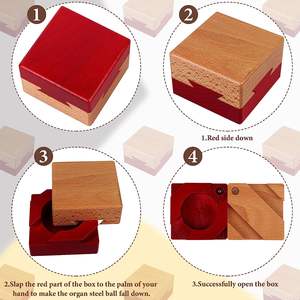 Casse-tête mystère mystère boîte-cadeau en bois Secret <span class=keywords><strong>Escape</strong></span> Room Puzzle mystère Puzzle boîte Rompecabezas pour <span class=keywords><strong>adulte</strong></span> - Product Image 6