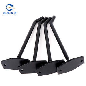 Échelle pliante murale orange robuste à très haute capacité de charge avec revêtement en caoutchouc, simplicité moderne, <span class=keywords><strong>crochet</strong></span> métallique pour pneus de garage - Product Image 2