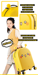 Girls and Boys Trolley Backpack PU Spinner <strong>Luggage</strong> with Caster for <strong>Travel</strong> and Suitcase Bag - Product Image 6