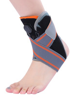 Attelle de cheville de compression stabilisatrice à double sangle avec bouton de réglage pour la protection des articulations sportives – Vente en gros