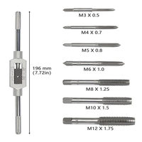 Kit d'outils à main pour la réparation et la coupe de fils, jeu de tarauds et filières 45 #   Matériel 110 pièces Marque QIANGONG