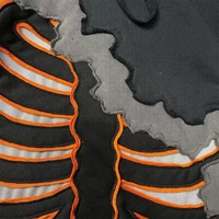 Sweats à capuche Streetwear de qualité supérieure Skull Design Halloween Black Base Streetwear Boys Wear Loose Fit