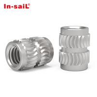 Installation de jalonnement thermique écrou en laiton écrou baril M2 M3 M4 M5 M6 M8 pour PC PPS ABS PP