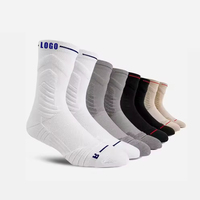 Chaussettes de sport de haute qualité, pratiques, absorbant la transpiration, séchage rapide, chaussettes de basket-ball unisexes, chaussettes de course à pied tricotées, chaussettes de sport athlétiques