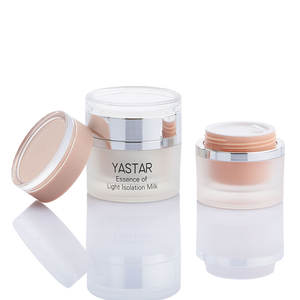 Bouteille de crème en plastique <span class=keywords><strong>Deluxe</strong></span> 30g/50g avec capuchon supérieur pour crème faciale ou cosmétique - Product Image 3