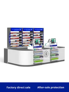 Hong <span class=keywords><strong>Department</strong></span> <span class=keywords><strong>Store</strong></span> New Blue Snack Display <span class=keywords><strong>Rack</strong></span> Convenience <span class=keywords><strong>Store</strong></span> Island Shelf en Lawson Meiyijia Style Supermercado <span class=keywords><strong>Steel</strong></span> <span class=keywords><strong>Rack</strong></span> - Product Image 5