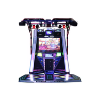 Machine à pièces électronique bon marché d'intérieur pour enfants vente en gros jeu révolution arcade musique et vidéo pompe it up machine à danser