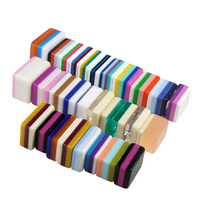 Jeu de Mahjong en Acrylique Américain Personnalisé de 160 Pièces avec Impression UV – Jeu de Table de Mahjong