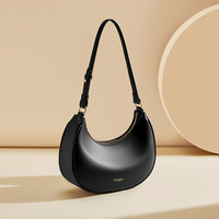 Vente en gros d'usine FOXER Sacs à main pour femmes tendance demi-lune Sacs à bandoulière en cuir PU Sac à bandoulière pour femmes pour filles Nouveau design 2025