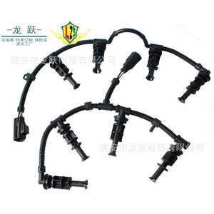 Powerstroke Engine Glow <b>Plug</b> Wiring Harness 8C3Z12A690AA For Ford 6.4L <b>12V</b> PVC Insulated - Product Image 4